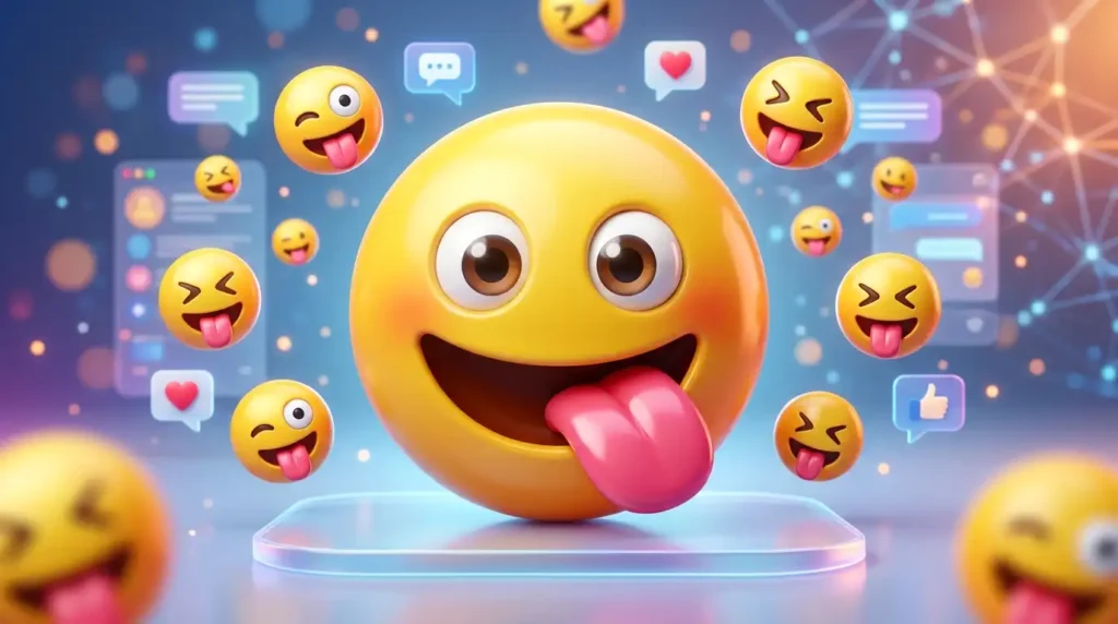 tongue face emoji