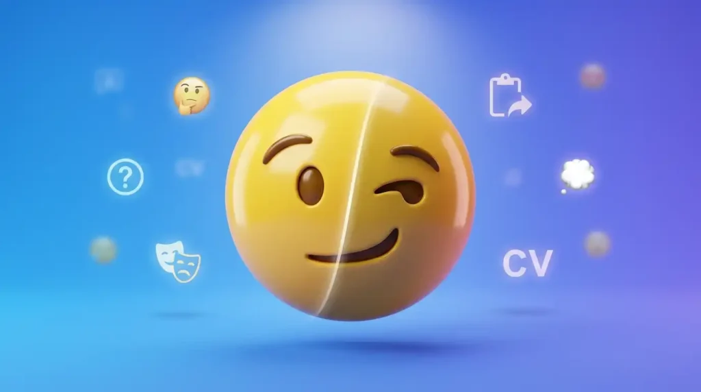 2 faced emoji