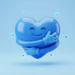 blue hug emoji