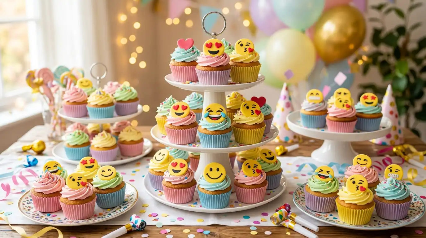 emoji cupcakes