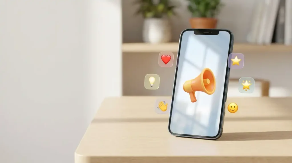 emoji megaphone