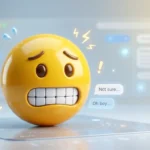 grimace face emoji
