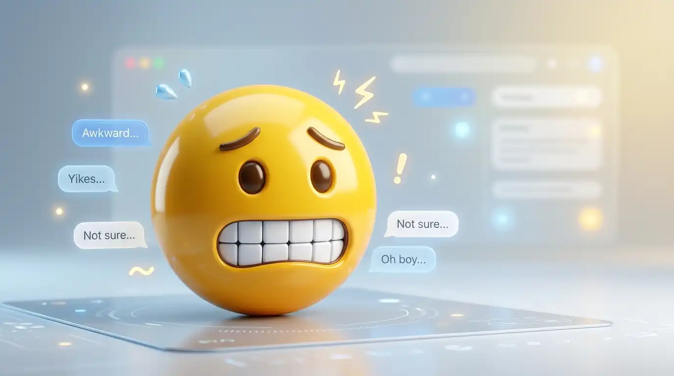 grimace face emoji