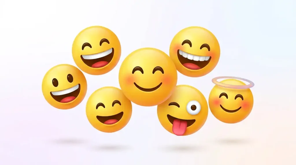 Happy emoji clipart