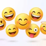 Happy emoji clipart