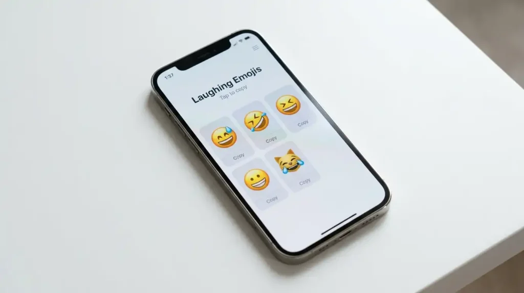 iphone laugh emoji