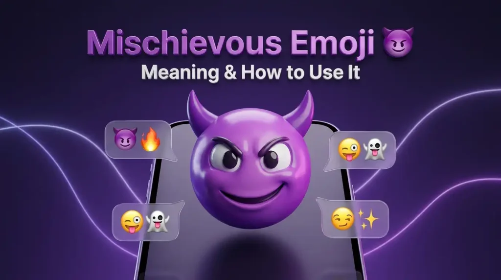 mischievious emoji