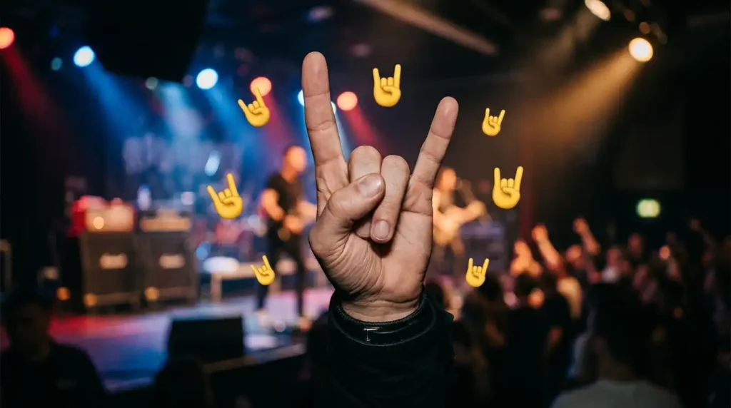 rock hands emoji