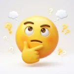 thinking emoji clipart